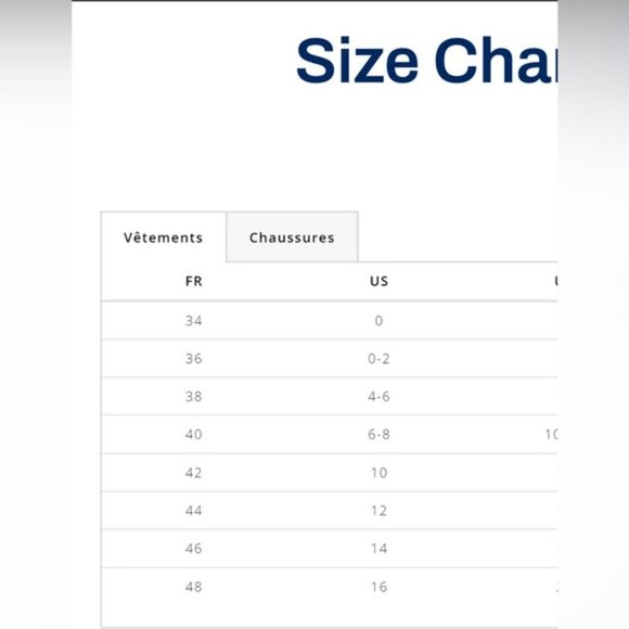 NWT Anne Fontaine Vaxy Navy And White Floral Lace Poplin 3/4 Sleeve Shirt - Picture 12 of 12